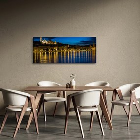 Éjszakai város képe (120x50 cm)