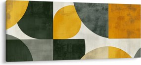 Kép - Olívazöld absztrakció (120x50 cm)