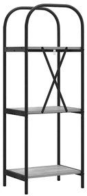 Könyvespolc Szürke sonoma 40 x 30 x 109 cm Faanyag