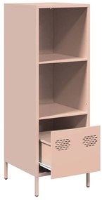 rózsaszín acél tálalószekrény 35 x 39 x 103,5 cm
