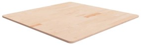 kezeletlen tömör tölgyfa négyzet asztallap 90x90x1,5 cm