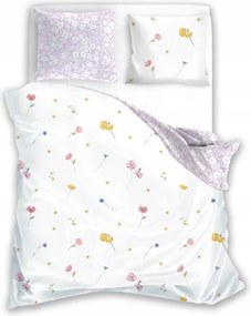 Pamut Ágyneműhuzat Virágok 140x200 70x90 szett 2 részes