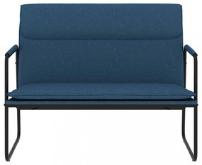 kék szövet pad 100 x 64 x 80 cm