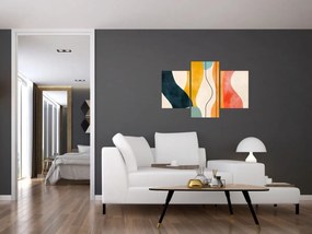 Kép - Minimalista színes illusztráció II. (90x60 cm)