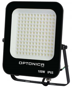 Optonica SMD LED Reflektor Fekete 100W 9000lm 4500K nappali fehér 5734