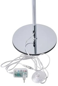 LED Állólámpa LED/10W/230V 3000K fényezett króm