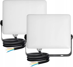 Led fényvető matt 50W halogén 4000K kültéri reflektor 2db Aigostar