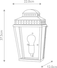 Elstead Lighting MANSION HOUSE MANSION-HOUSE-PN Fali lámpa 1x60W/E27 IP44