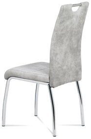 Ezüst Vintage Szövet Étkezőszék. HC-486 SIL3