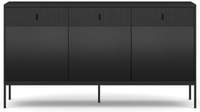 Komód Fekete Színben MAGGIORE MA03. 155 cm.