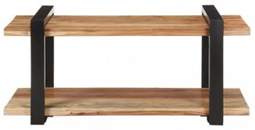 tömör akácfa TV-szekrény 90 x 40 x 40 cm