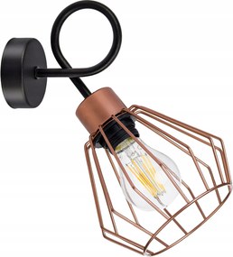 Fali lámpa E27 fix loft drót gyémánt