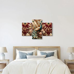 Kép – Elegáns páva (90x60 cm)