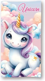 Unikornis Starlight fürdőlepedő, strand törölköző 70x140cm (Fast Dry)