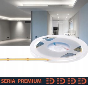 Led szalag|Hideg fehér|12V|528 LED/m|1400lm/m|COB |1mb| 3 év garancia