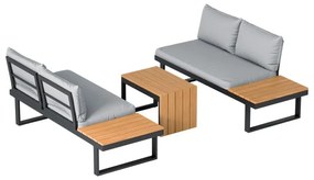 Gregman kültéri bútor szett, ülőgarnitúra loft