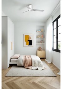 FARO 33832 - Mennyezeti ventilátor MINI PUNT TUB S fehér átm. 90 cm + távirányító