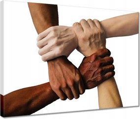 Vászonképek 40x30 Egyesítsük erőinket