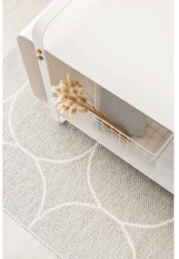 Krémszínű kültéri-beltéri szőnyeg 70x100 cm Boo Linen – Pappelina