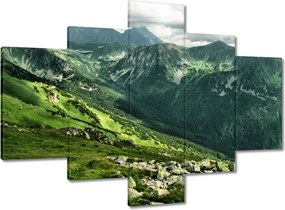 Képek 100x70 Tátra Lengyel hegyek Kilátás