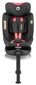 Lionelo - i-Size autósülés 40-150 cm, forgatható alap, fekete/piros