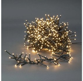 Nedis CLCS576 - LED Kültéri karácsonyi lánc 576xLED/7 funkciós 7,2m IP44 meleg fehér