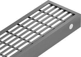 Mexen Flat M33 burkolat vonalmenti lefolyóhoz 50 cm, gun gray polírozott - 1E33050