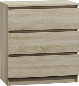 M3 fiókos szekrény, sonoma