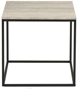 Tárolóasztal kő dekorral 45x45 cm Vita – House Nordic