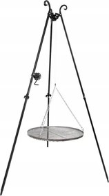 Háromlábú Kerti Grill Rozsdamentes Grillrács 60CM