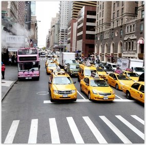 Poszterek 140x140 New York taxik