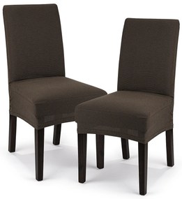 4Home Comfort Multielasztikus székhuzat barna, 40 - 50 cm,  2 db-os szett
