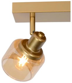 Lucide 77979/02/02 - Spotlámpa BJORN 2xE14/40W/230V arany