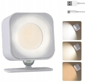 Vezeték nélküli mágneses LED lámpa az ágy fölé - fehér