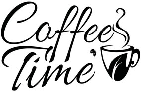 Gario Falmatrica Coffee Time Szín: Fekete-Matt, Méret: 100 x 50 cm