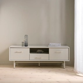Szürke TV-állvány 140x50x45 cm Palma – Unique Furniture