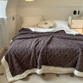 Meleg bárány takaró Homa REDDEA TAUPE
