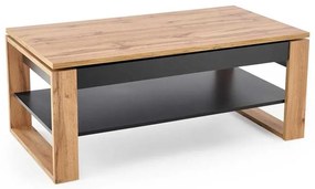 Osiris dohányzóasztal, artisan tölgy / fekete