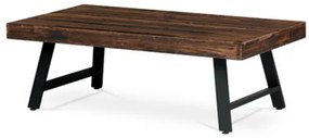 Autronic dohányzóasztal 130x44 cm tömörfa barna AHG-534 PINE