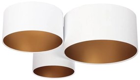 Mennyezeti lámpa SPACE 3xE27/60W/230V fehér/arany