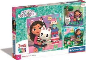Gabi babaháza Playland 3x48 db-os puzzle Clementoni