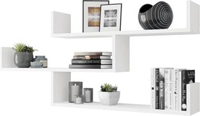 Fali polc 119x18x55cm barna FUR1962-2