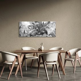 Kép - Flamingók graffiti (120x50 cm)
