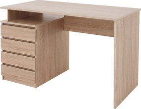 Pc asztal, szonoma tölgy, HANY NEW