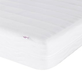 fehér műbőr ágy Viana matraccal 140 x 200 cm