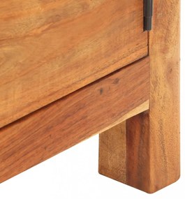 tömör akácfa TV-szekrény 116 x 30 x 40 cm