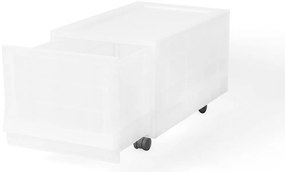 Wave Junior Mist moduláris tárolódoboz kerekekkel43,4 x 27,2 x 22 cm, keskeny - 1 fiók - kerekek
