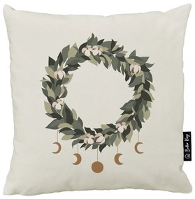 Párnahuzat karácsonyi mintával 45x45 cm Festive Wreath – Butter Kings