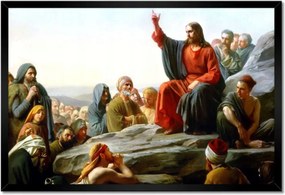 Poszter keretben 60x40 Galilea Jézus Krisztus