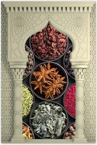 Poszterek 60x90 Fűszertartó tálak gyógynövények